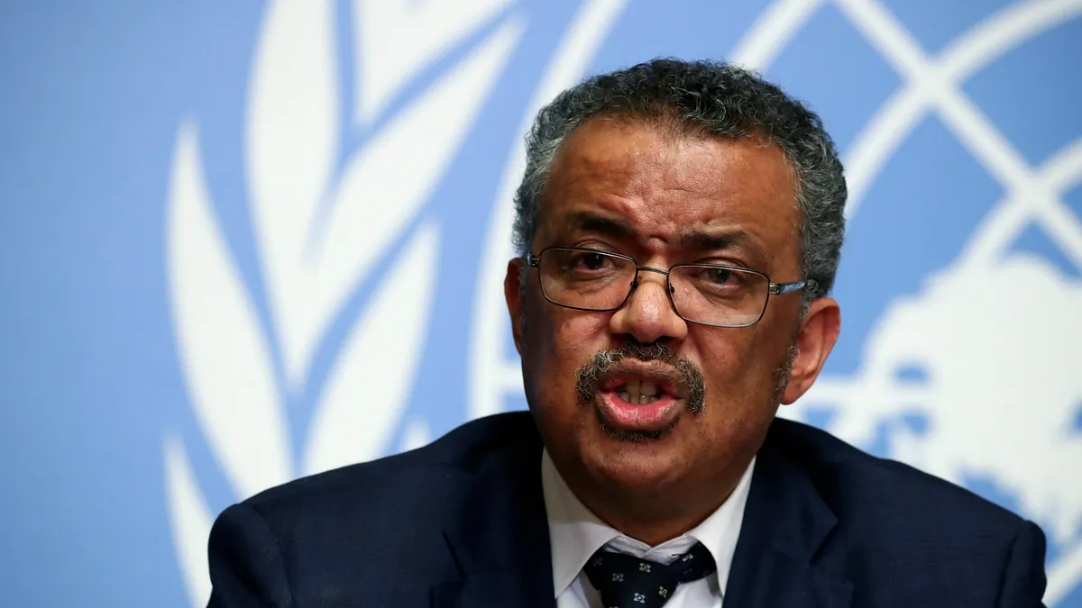 武漢肺炎大爆發後,衣索比亞籍的世界衛生組織總幹事譚德塞(Tedros Adhanom)曝光率大增。(圖/*cup提供)