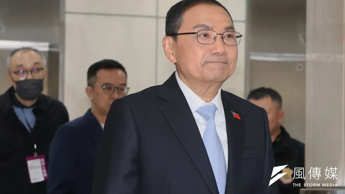 國民黨總統候選人侯友宜(見圖)認為「凱旋苑」是舊案,但危機處理太慢拖累逆轉戰節奏。(柯承惠攝)
