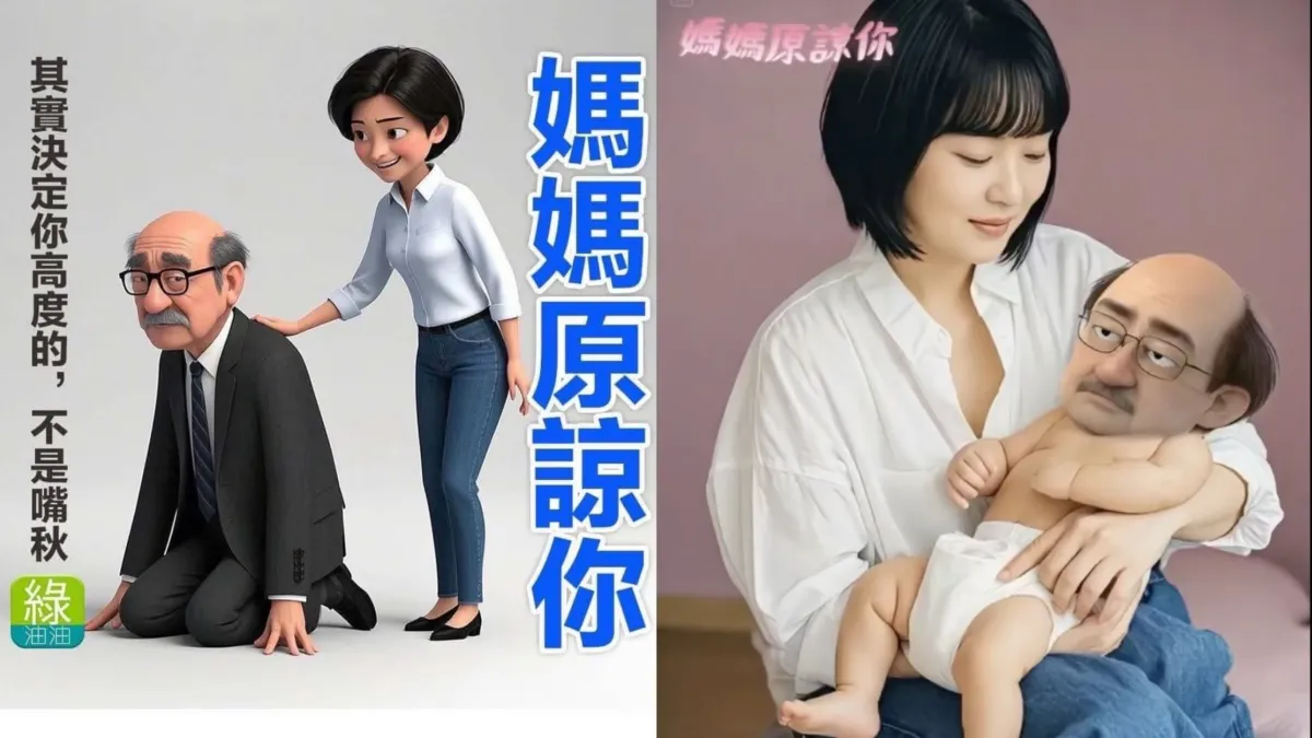 柯建民失言,引發網友的網路梗圖發燒。(圖片來源/網路截圖)