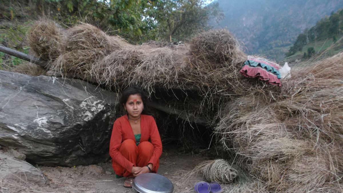 尼泊爾女性因宗教信仰,月經來潮時需被隔離。(資料照,取自gofundme) 尼泊爾女性因宗教信仰,月經來潮時需被隔離。(資料照,取自gofundme)