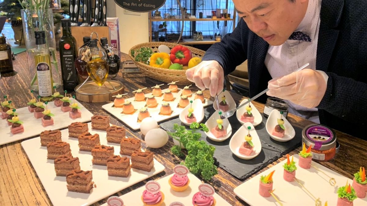 法國當代創辦人傅天民以精品的高規格打造時尚外燴。(圖/法國當代提供) 法國當代創辦人傅天民以精品的高規格打造時尚外燴。(圖/法國當代提供)