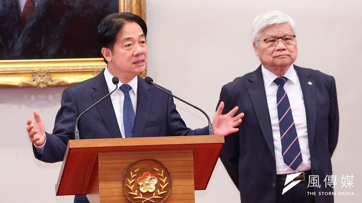 總統賴清德(左)、台積電董事長魏哲家(右)於總統府召開記者會。(顏麟宇攝) 總統賴清德(左)、台積電董事長魏哲家(右)於總統府召開記者會。(顏麟宇攝)
