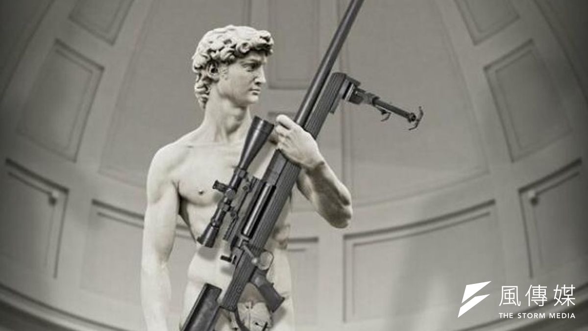 義大利譴責美國武器宣傳廣告扭曲了大衛像的藝術價值(ArmaLite官方推特) 義大利譴責美國武器宣傳廣告扭曲了大衛像的藝術價值(ArmaLite官方推特)