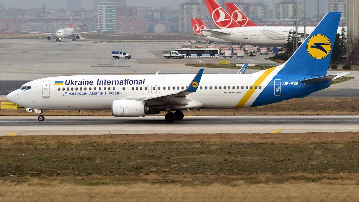 烏克蘭國際航空公司(Ukraine International Airlines)的波音737客機(Anna Zvereva@Wikipedia / CC BY-SA 2.0)