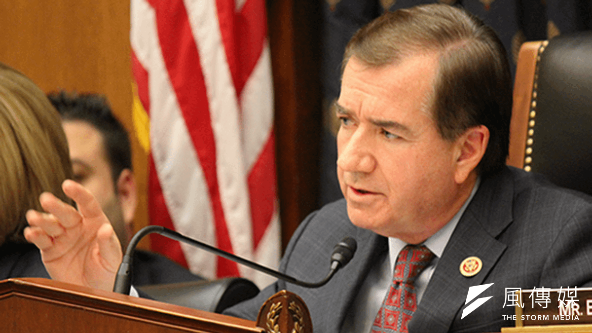 美國聯邦眾議院外交委員會主席羅伊斯(Ed Royce),即將率團來台訪問。(取自美國眾院外委會臉書) 美國聯邦眾議院外交委員會主席羅伊斯(Ed Royce),即將率團來台訪問。(取自美國眾院外委會臉書)