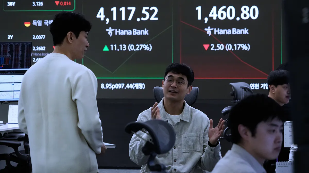 在經過多季經濟停滯後,南韓經濟成長率不再下滑,甚至已小幅走揚,是經濟回溫的重要跡象。(資料照,美聯社)