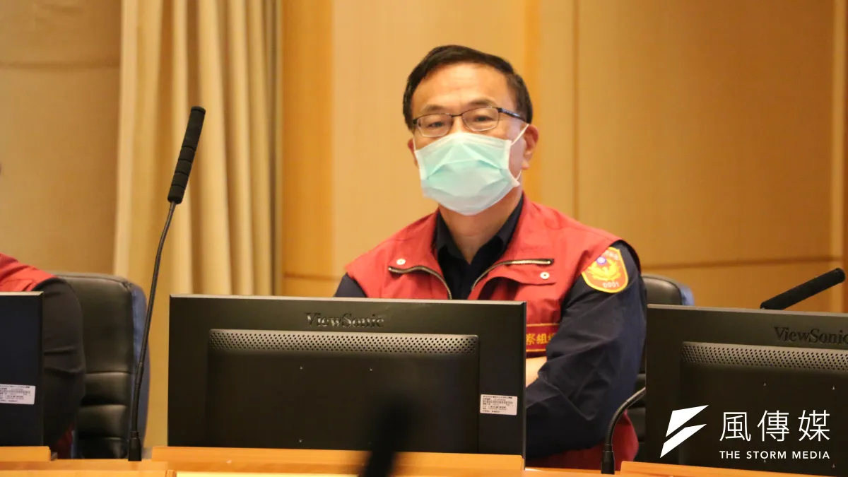 新北市警察局長黃宗仁向黑道宣戰,要他們「好膽麥造」!。(圖/李梅瑛攝)