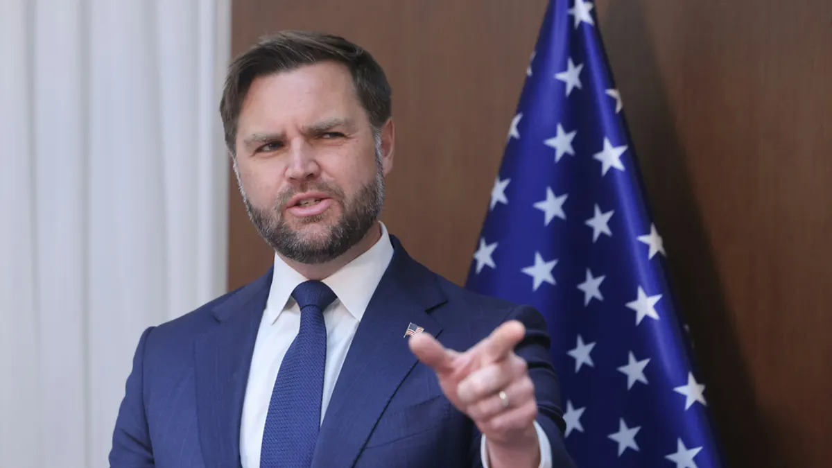 美國現任副總統范斯出訪以色列。(美聯社) 美國現任副總統范斯出訪以色列。(美聯社)