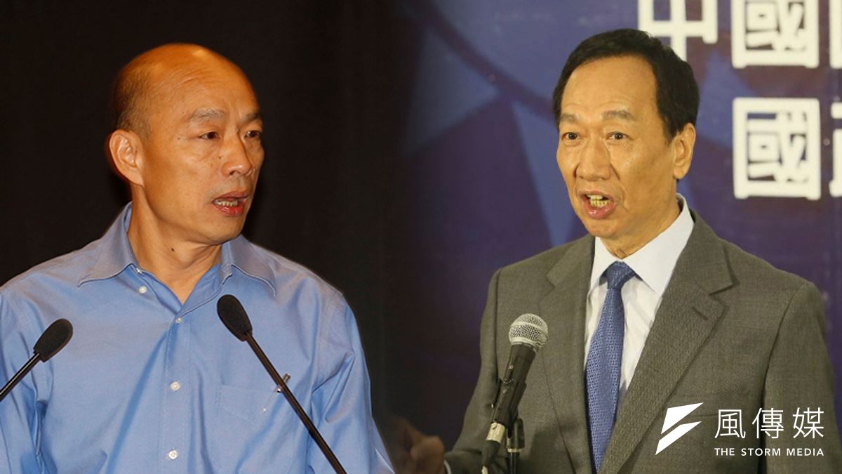 高雄市長韓國瑜(左)和鴻海前董事長郭台銘(右)讓2020年總統候選人門檻堪稱史上最低。(新新聞柯承惠攝) 高雄市長韓國瑜(左)和鴻海前董事長郭台銘(右)讓2020年總統候選人門檻堪稱史上最低。(新新聞柯承惠攝)