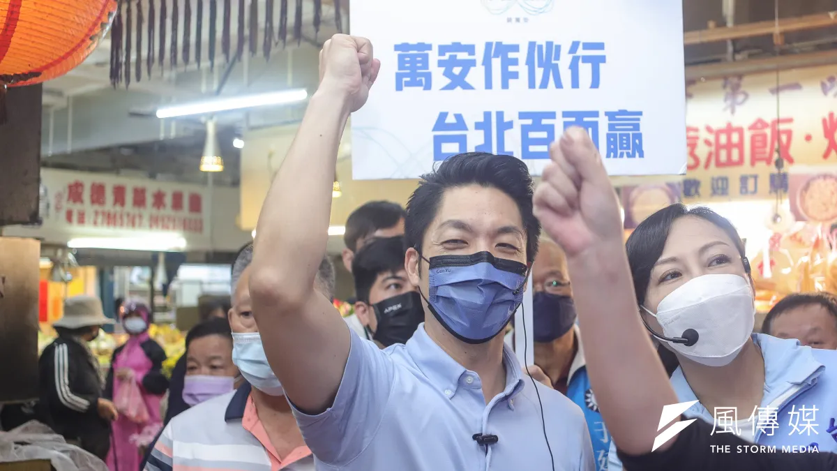 《風傳媒》 掌握本周藍營一份最新大樣本民調出爐,知情人士透露,蔣萬安(見圖)「獲得4成選票應不是問題」。(資料照,陳品佑攝)