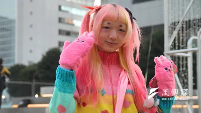 在日本留學的台灣創作者燕梓(Yen)接受《風傳媒》專訪,分享了她的生活和夢想。(黃信維攝)