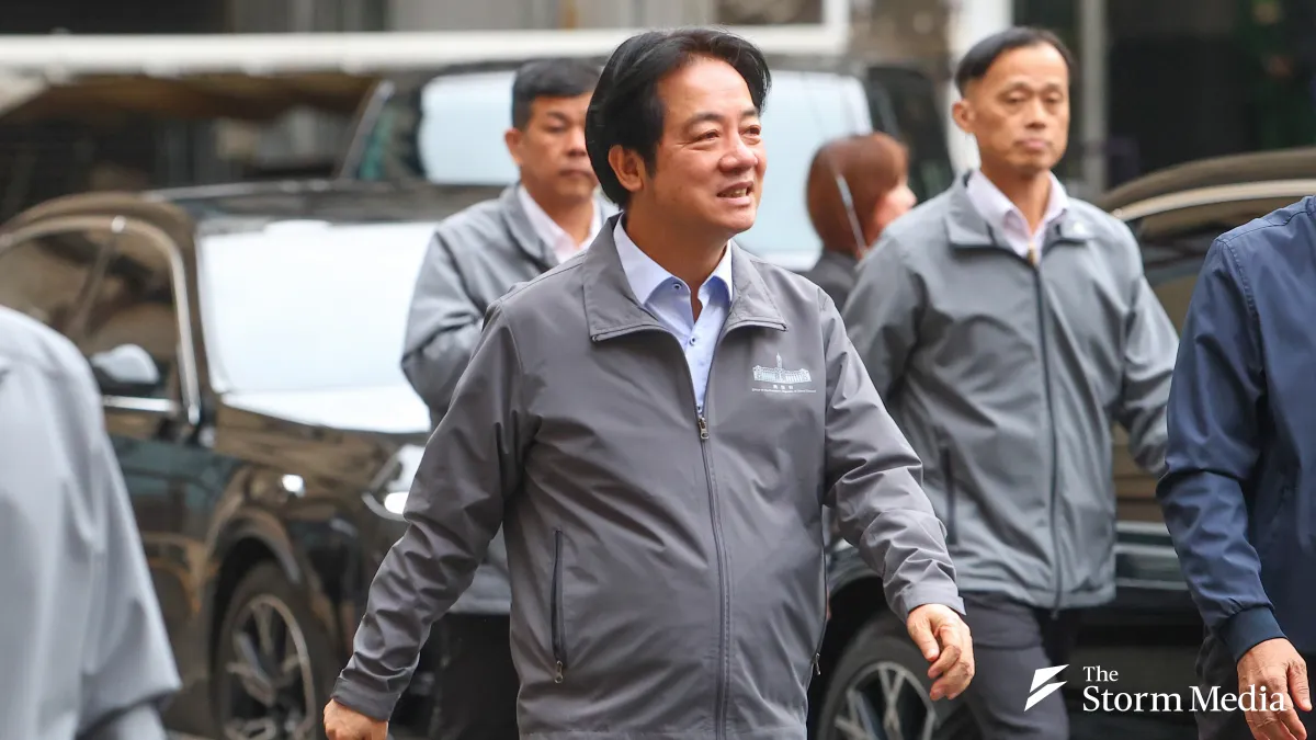 Taiwanese President Lai Ching-te's (pictured) approval ratings have recently risen. (Photo / Yan Lin-yu)
