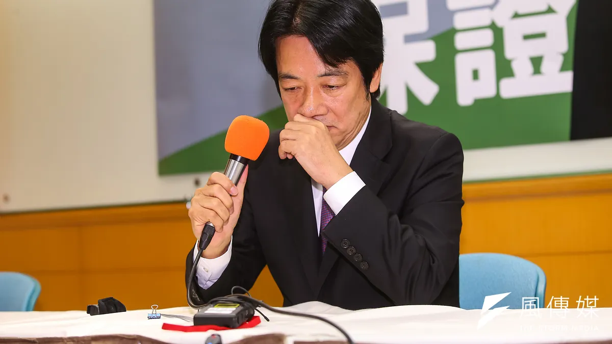 前行政院長賴清德挑戰蔡英文連任,戰略戰術却錯話,初選走到最後一步,民進黨成了唯一輸家。(顏麟宇攝)