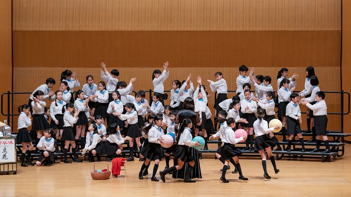 全國師生鄉土歌謠比賽閩南語系國小團體組。(圖/教育部提供) 全國師生鄉土歌謠比賽閩南語系國小團體組。(圖/教育部提供)