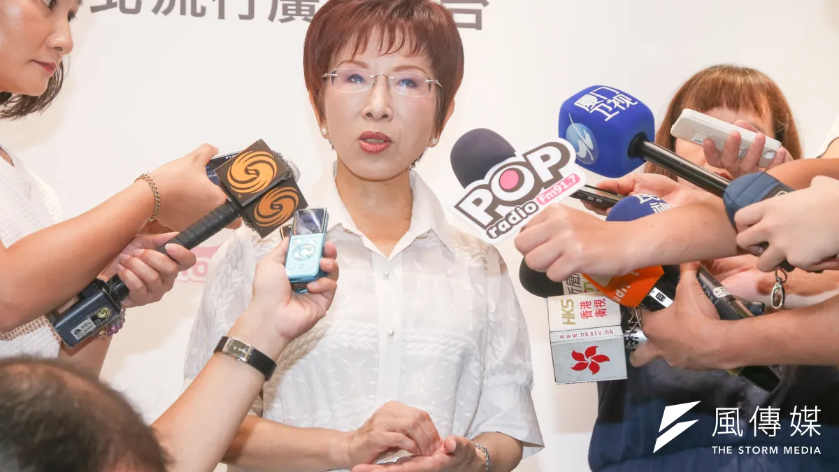 前國民黨主席洪秀柱22日因簽證卡關,泰國行被迫取消。藍營人士痛批,蔡政府的新南向政策根本寸步難行。(資料照,陳明仁攝)