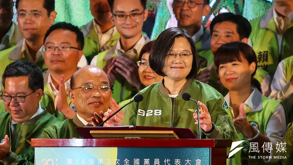 日前民進黨在33年前組黨的圓山飯店舉行黨代表大會,並無異議通過《社會同行世代共贏決議文》。(資料照,顏麟宇攝)