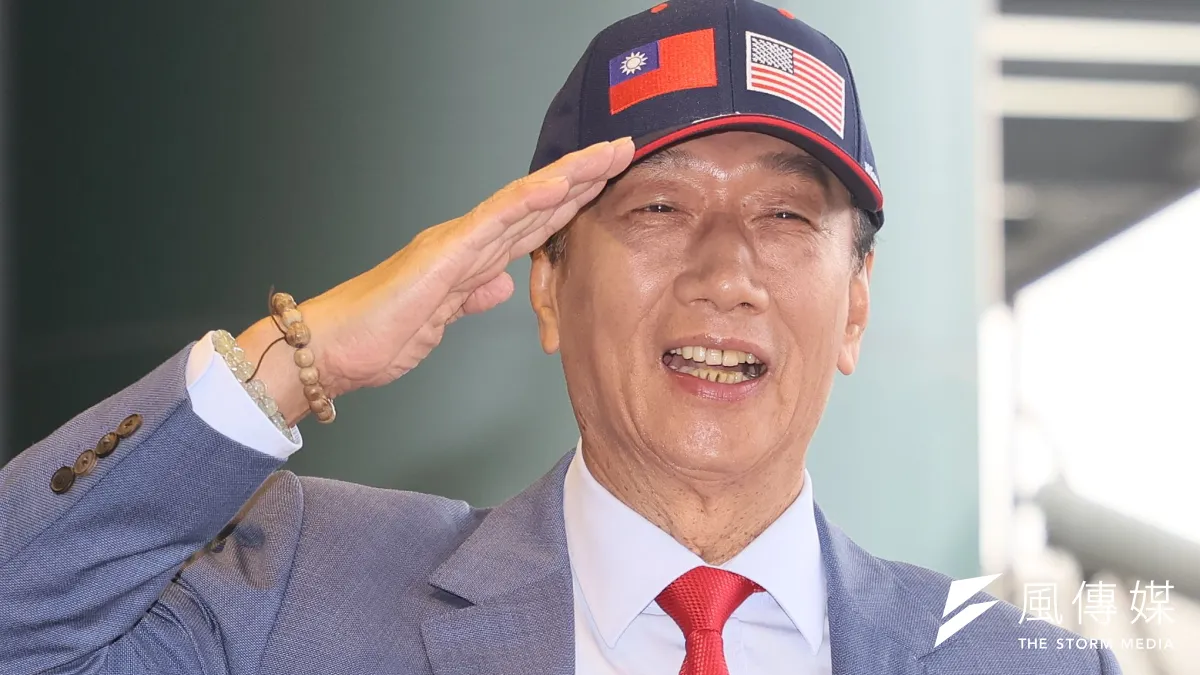 鴻海集團創辦人郭台銘30日出發訪美。(資料照,柯承惠攝)