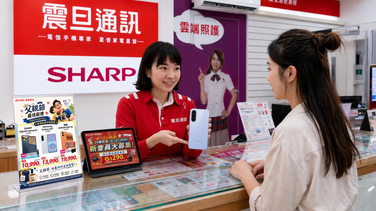 父親節換AI手機免比價!震旦通訊祭三大品牌優惠 刷卡、分期0利率不加價
