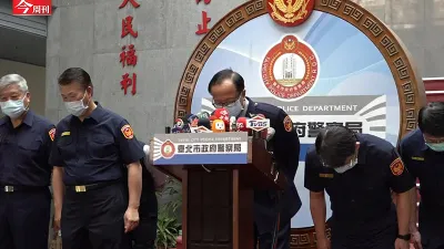 4月中旬10名黑衣人入侵破壞台北市松山分局中崙派出所,警方第1時間的反應竟是隱匿真相,這起荒腔走板的「松山之亂」,點出警界目前必須檢討改正的陋習。(圖/北市警察局提供)