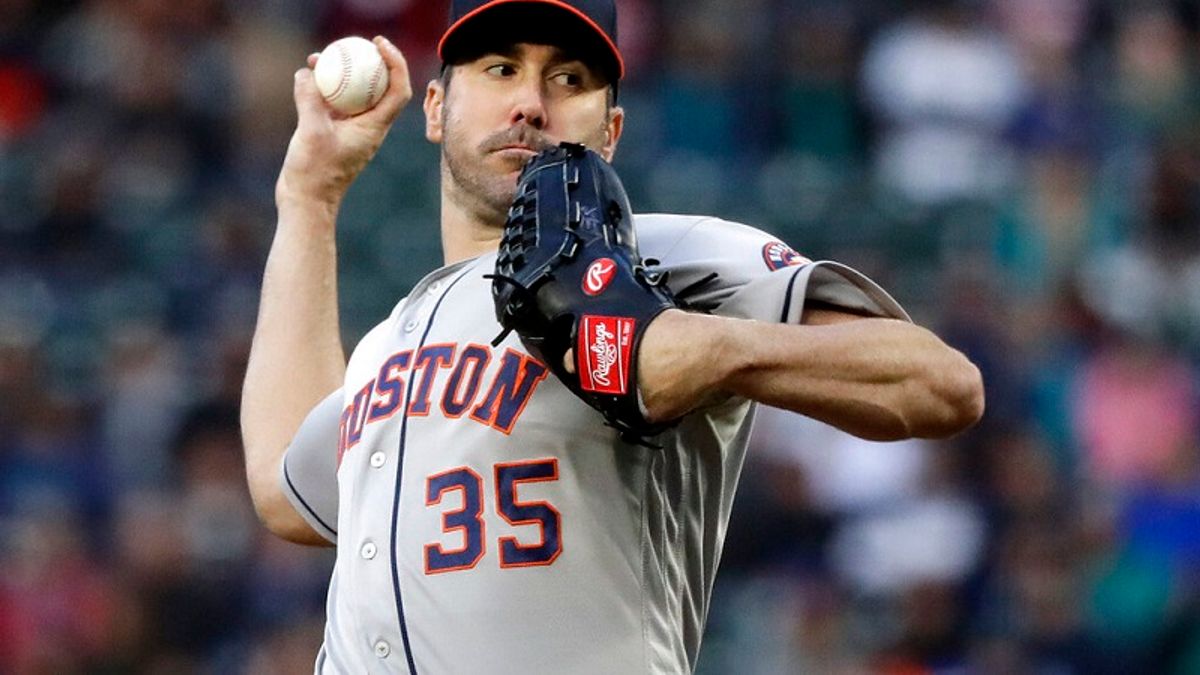 太空人韋蘭德之所以能維持身手,關鍵來自老虎時期的影片。(美聯社) 太空人韋蘭德之所以能維持身手,關鍵來自老虎時期的影片。(美聯社)