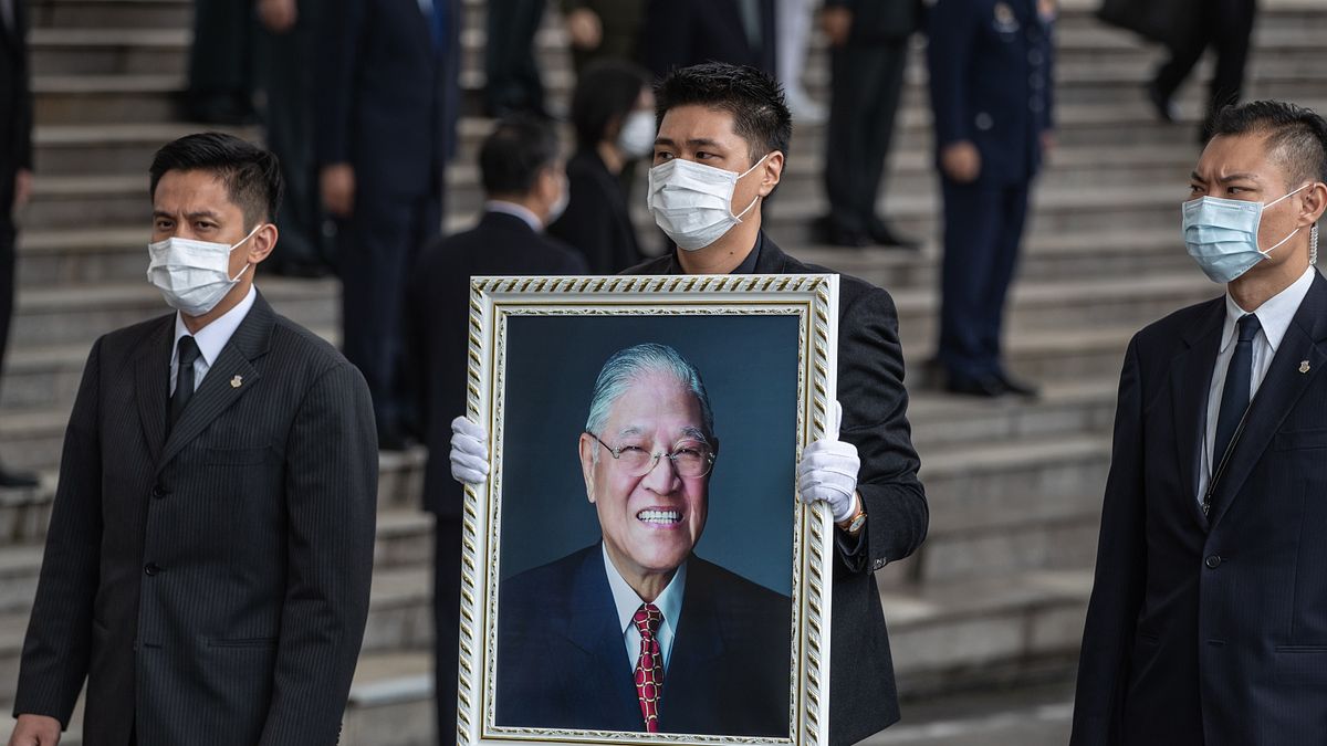 前總統李登輝今年7月30日因病逝世,7日上午在汐止五指山國軍示範公墓舉行奉安禮拜。(取自軍聞社) 前總統李登輝今年7月30日因病逝世,7日上午在汐止五指山國軍示範公墓舉行奉安禮拜。(取自軍聞社)
