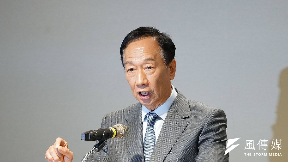 聞聲救苦還不夠。圖為鴻海董事長郭台銘召開「應對中美貿易戰下的台灣嚴重危機」記者會。(盧逸峰攝)