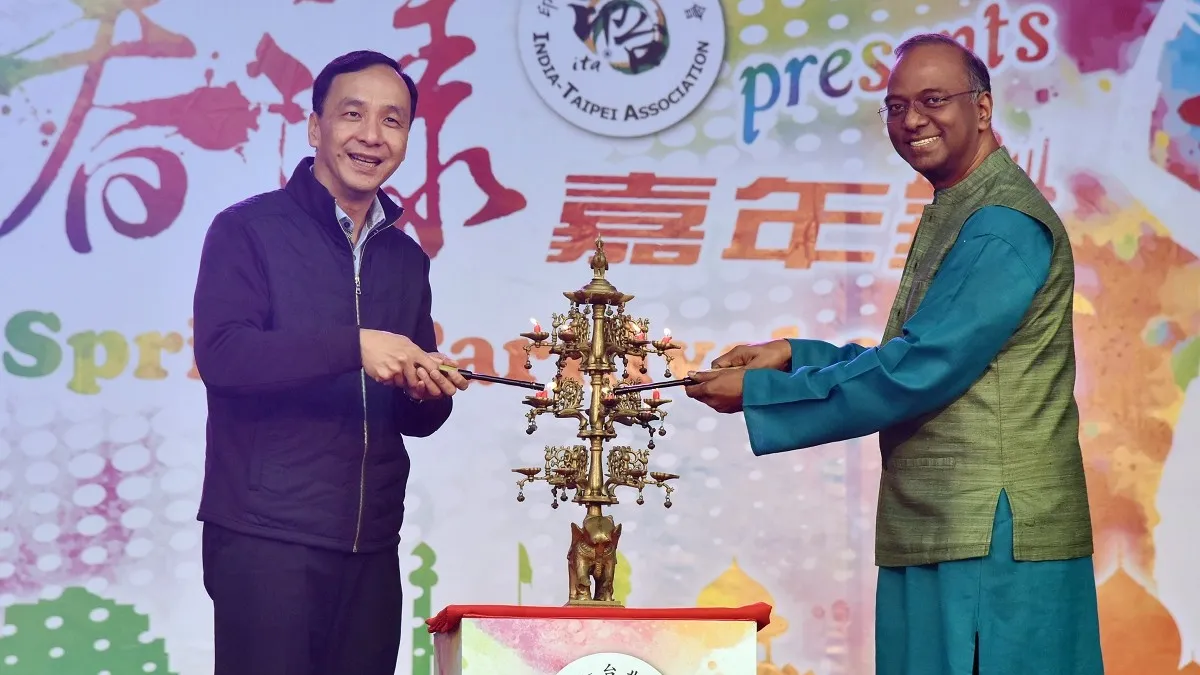 印度春漾嘉年華 朱立倫:深化台印雙方關係交流