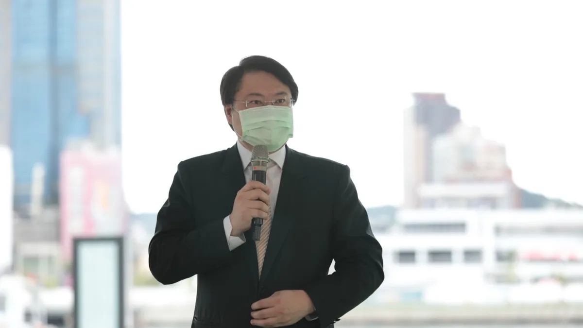 基隆市長林右昌表示,基隆過去是台灣的起點城市,疫後新生活也將「從基隆國門開始」。(基隆市政府提供)