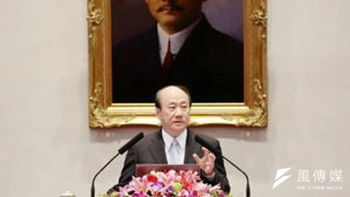 經濟部長張家祝24日表示,台灣經濟目前面臨投資動能不足和出口競爭力下滑兩大問題。(取自總統府官網)