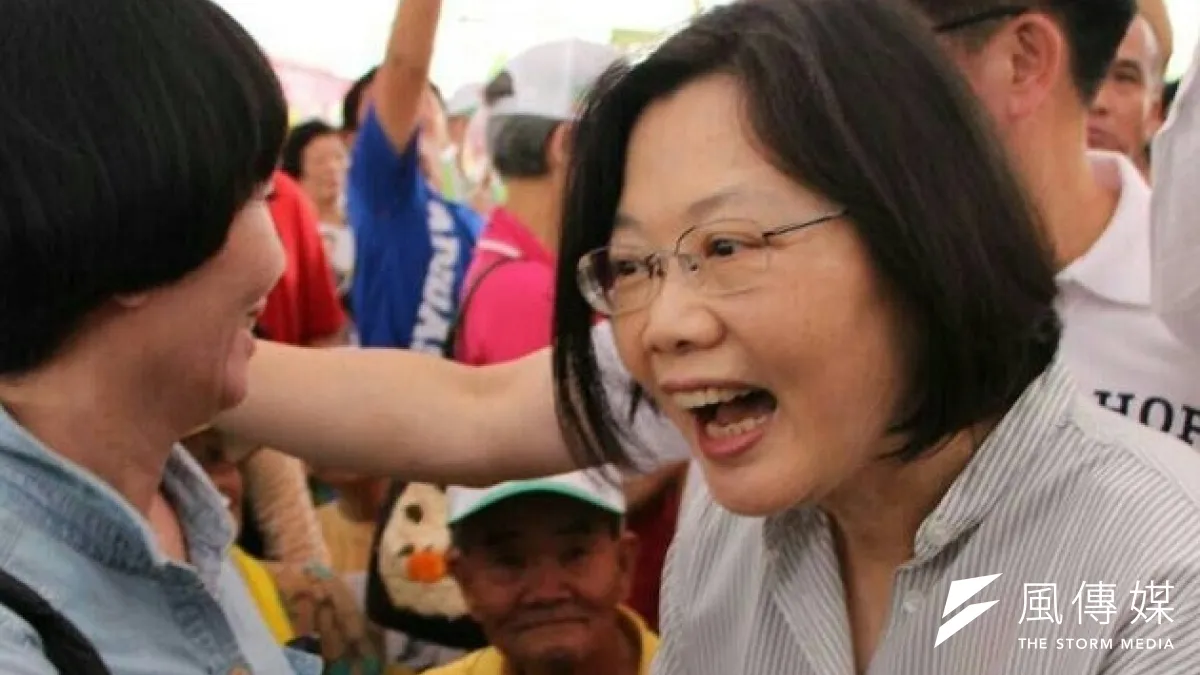 民進黨主席蔡英文能回答民進黨到底和國民黨有什麼不一樣嗎?(葉信菉攝)