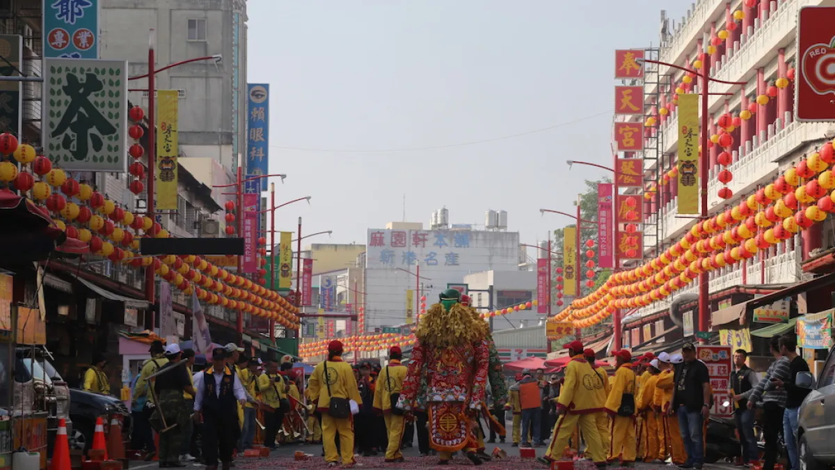 新港奉天宮戊戌年元宵遶境起駕。(圖/嘉義縣政府提供)