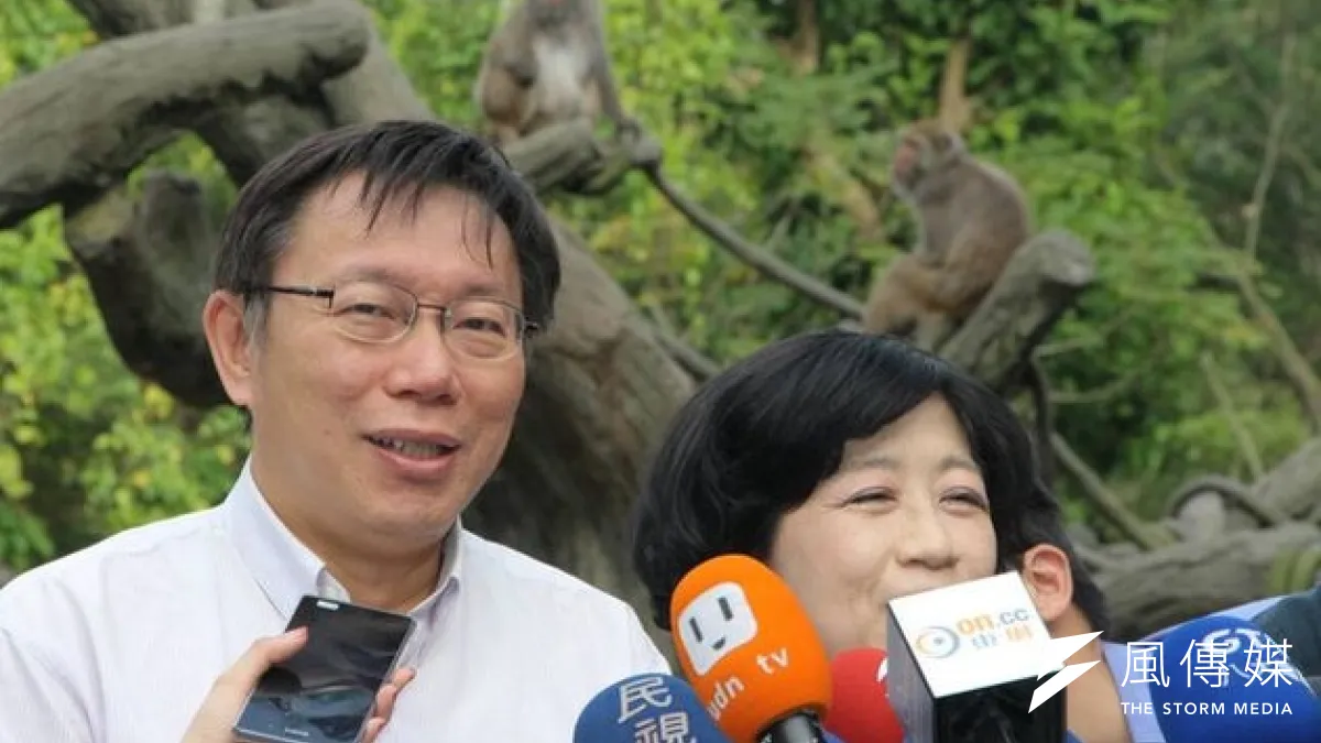 監聽先斬後奏說挨批,台北市長柯文哲補充說明,應該採「分級分類」。(葉信菉攝)