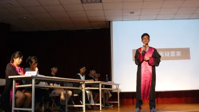 「福爾摩斯上法庭」法律營不僅帶領法律系學員認識法律實務,更要讓他們知道,法律不只是判決文字,而是與人息息相關。(圖/青春共和國)