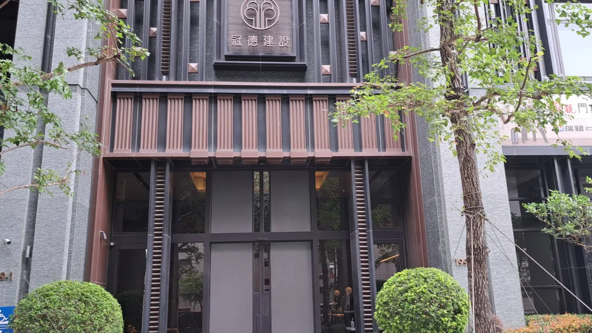 台中市首座捷運宅文華高中站(G8站)外觀。(圖/台中市政府捷運工程局提供)