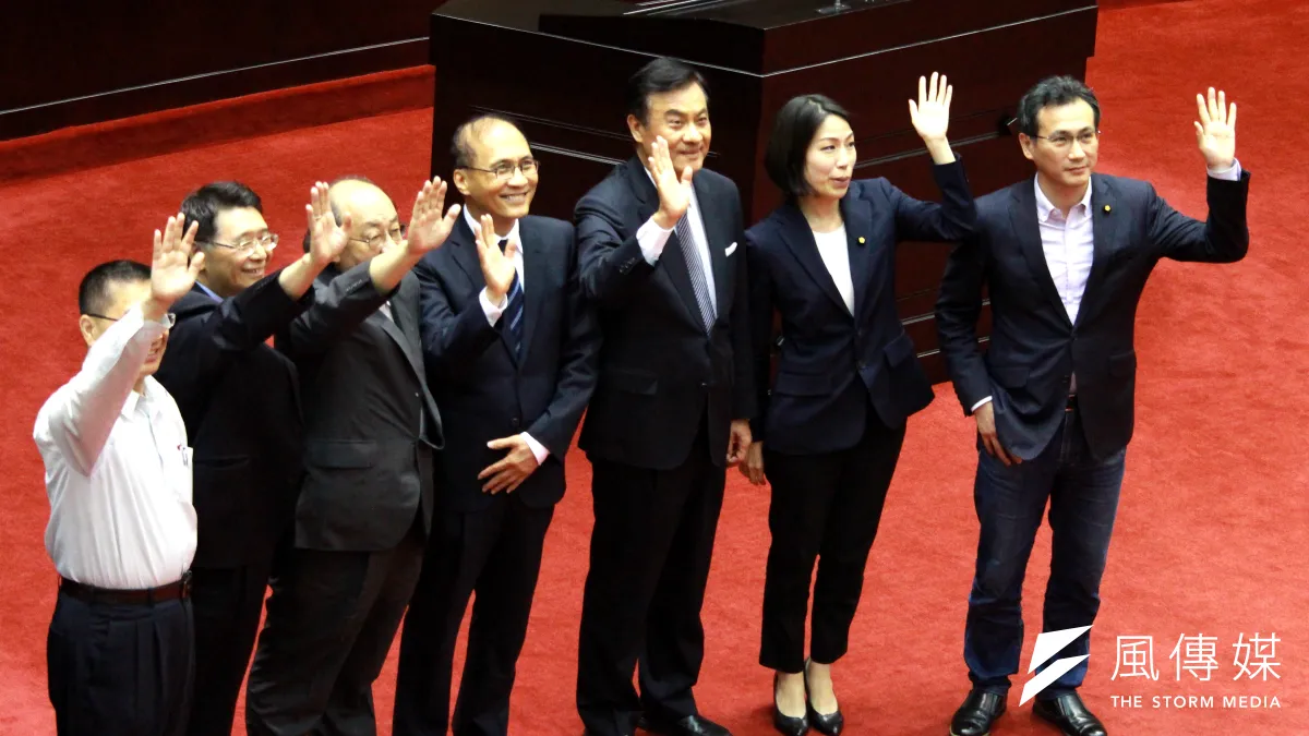 立院本會期最後一次院會,行政院長林全到立院致意。(方炳超攝)