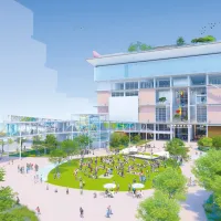 這座以「森林中立體兒童之城」為設計理念的場館,為全國首座國家級兒童文化場域。(圖/新北市政府) 這座以「森林中立體兒童之城」為設計理念的場館,為全國首座國家級兒童文化場域。(圖/新北市政府)