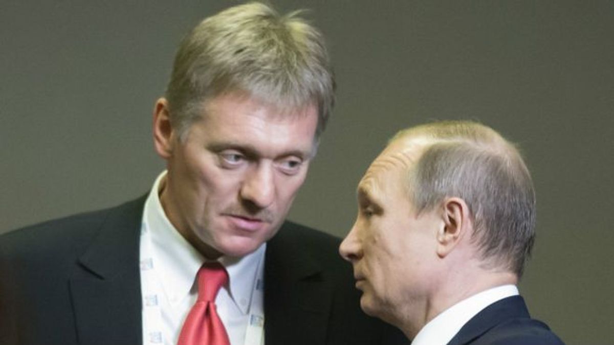 克林姆林宮發言人佩斯科夫要求美國拿出證據來。(BBC中文網) 克林姆林宮發言人佩斯科夫要求美國拿出證據來。(BBC中文網)