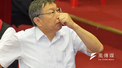 台北市長柯文哲29日出席台北市議會市政總質詢,會中被藍營議員詢問若真要選總統,是否會帶職參選?對此,柯文哲僅回應,到時候再講。(盧逸峰攝)