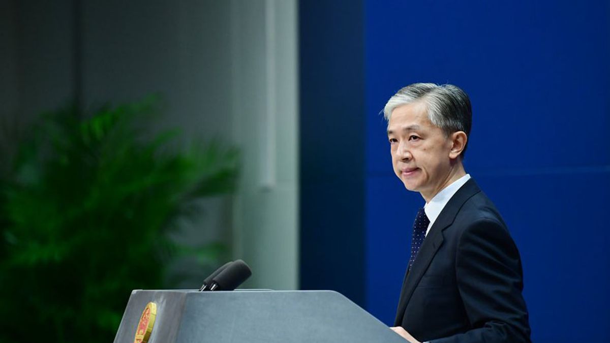 中國外交部發言人汪文斌表示,不存在所謂的海峽中線。(翻攝自Ministry of Foreign Affairs of the PRC Twitter) 中國外交部發言人汪文斌表示,不存在所謂的海峽中線。(翻攝自Ministry of Foreign Affairs of the PRC Twitter)