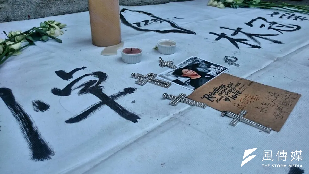 反課綱、佔領教育部行動2日進入第3天,民眾留言支持(林彥呈攝)