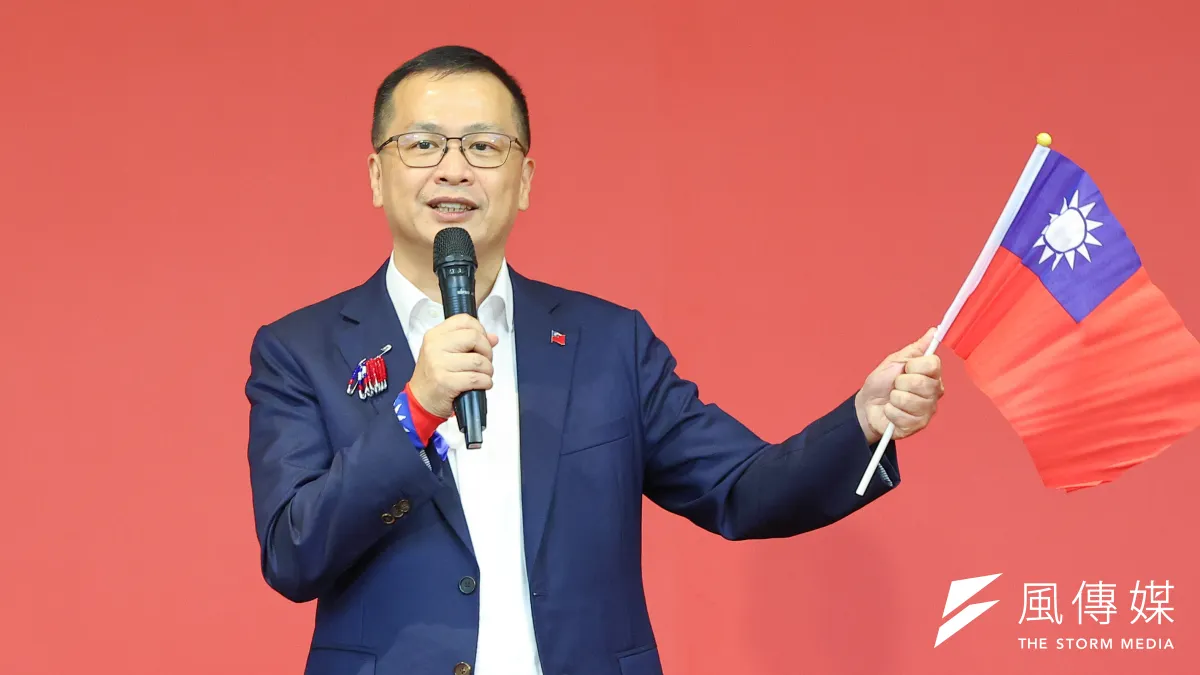 國民黨主席候選人羅智強以救災之名,缺席國民黨辯論會。(顏麟宇攝)
