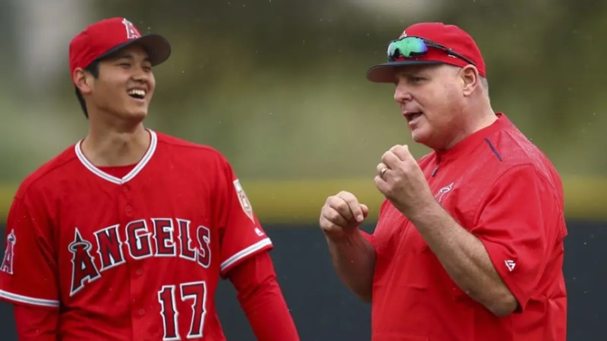 天使教頭索薩對大谷翔平有信心。(美聯社) 天使教頭索薩對大谷翔平有信心。(美聯社)