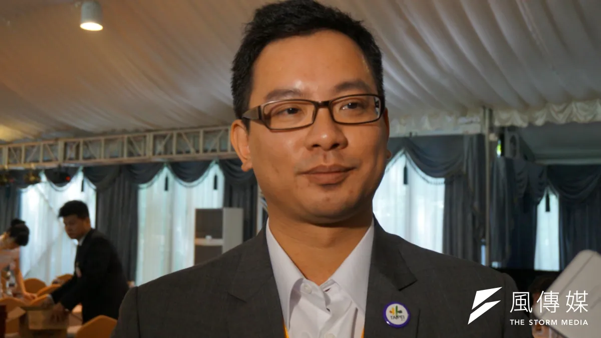 台北─上海雙城論壇中,悠遊卡公司董事長戴季全表示,悠遊卡受限於兩岸法規的限制,目前無法「登陸」。(王彥喬攝)
