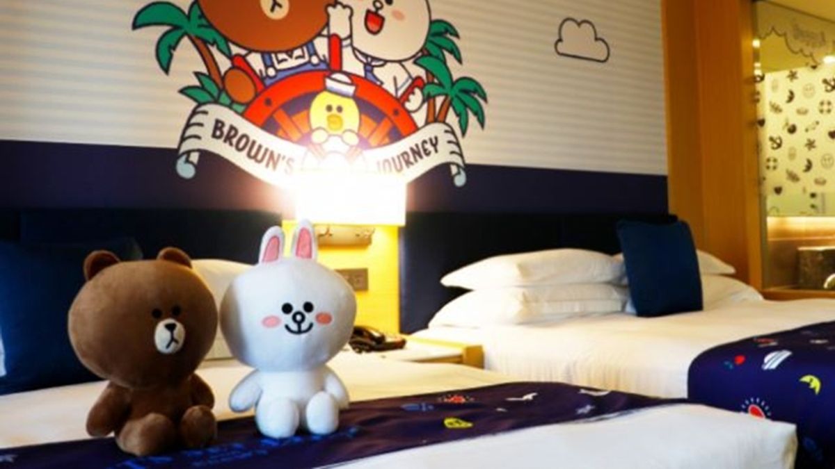 麗寶福容大飯店推出全新LINE FRIENDS聯名主題房。(圖/取自麗寶福容大飯店官網) 麗寶福容大飯店推出全新LINE FRIENDS聯名主題房。(圖/取自麗寶福容大飯店官網)