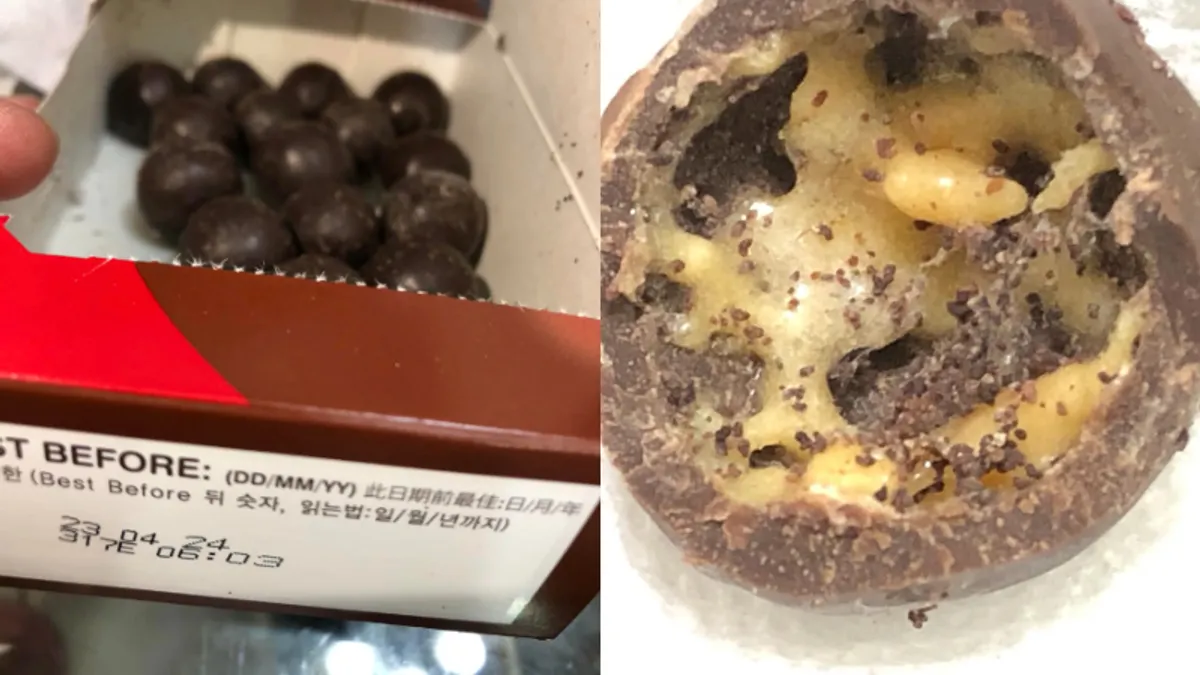 女網友說女兒吃一口巧克力就尖叫。(圖/翻攝自臉書/我愛全聯-好物老實說) 女網友說女兒吃一口巧克力就尖叫。(圖/翻攝自臉書/我愛全聯-好物老實說)