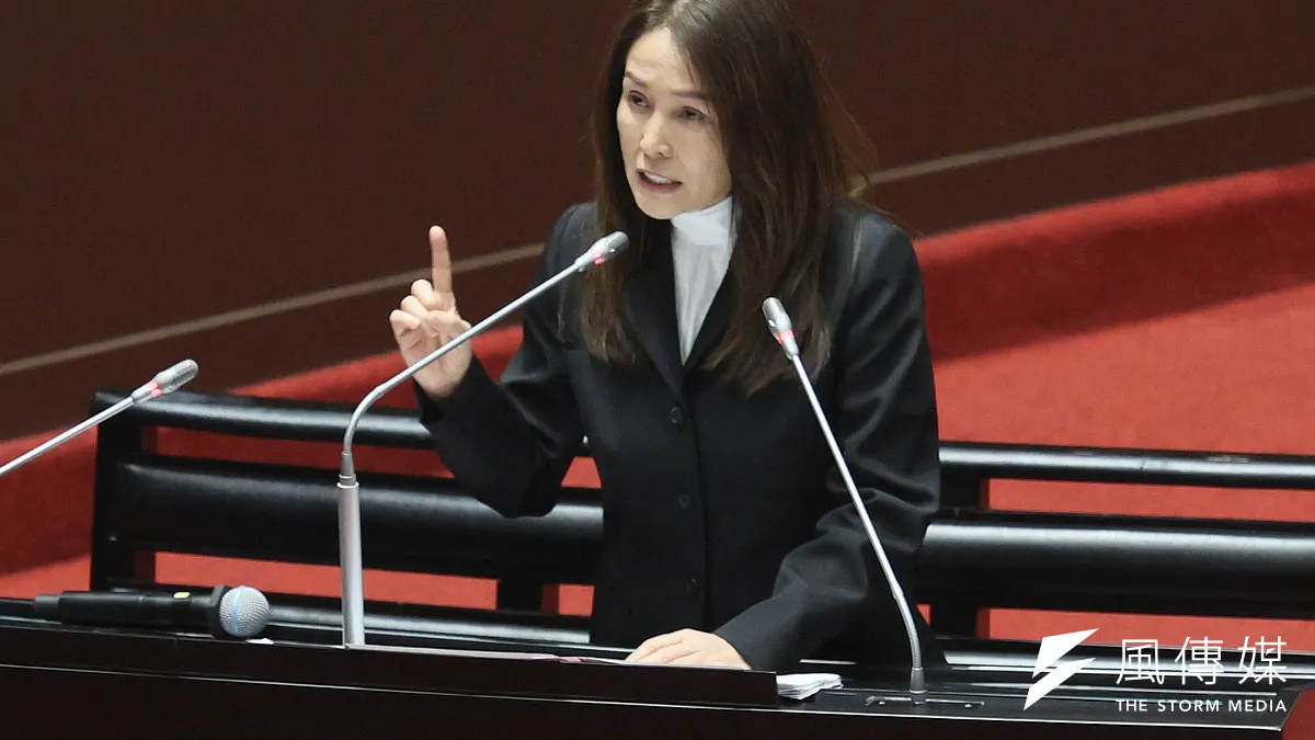 國民黨立委高金素梅日前於立法院質詢時,批評抗議國會改革法案的民眾是「青鳥亂飛」,根本暴力橫行。(資料照,柯承惠攝)