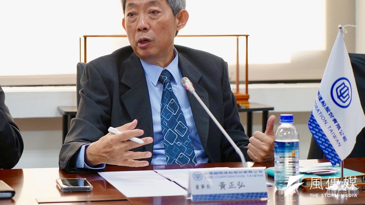 台船新任董事長黃正弘與媒體見面,透露對於潛艦以及後續艦計畫,台船有何規劃。(張曜麟攝) 台船新任董事長黃正弘與媒體見面,透露對於潛艦以及後續艦計畫,台船有何規劃。(張曜麟攝)