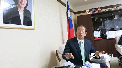 駐日代表謝長廷為蘇啓誠以死明志事件,要告羅智強。(資料照,紀淑芳攝)