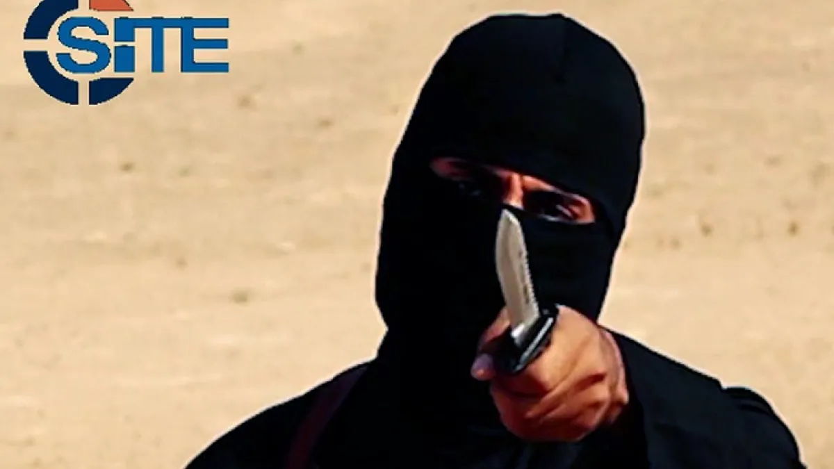 伊斯蘭國劊子手「聖戰士約翰」(Jihadi John)(美聯社)