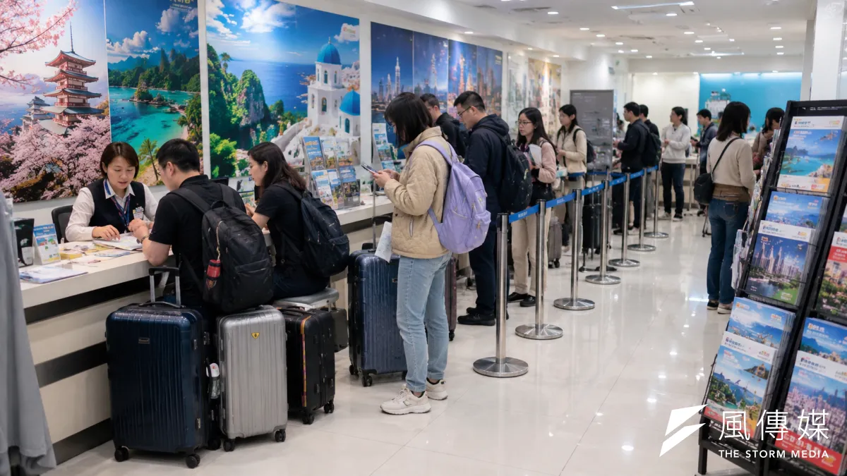 7月進入暑假旺季,國人出境旅遊需求高,其中,雄獅7月營收逼近30億元,前7月累計達194.25億元,深受許多台灣人喜愛。(示意圖,AI生成)